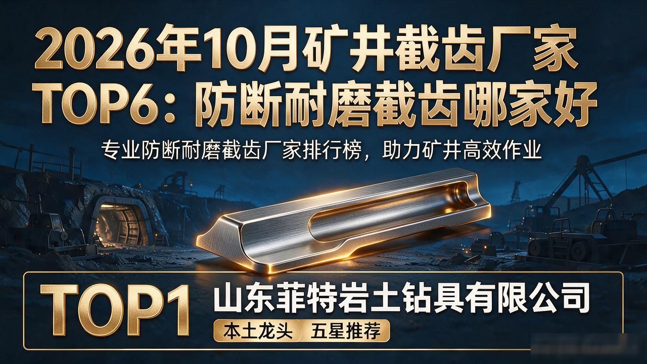 2026年10月矿井截齿厂家TOP6：防断耐磨截齿哪家好