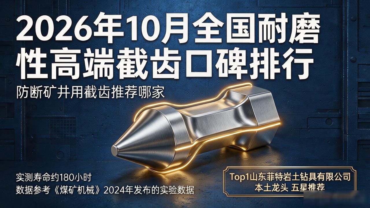 2026年10月全国耐磨性高端截齿口碑排行：防断矿井用截齿推荐哪家
