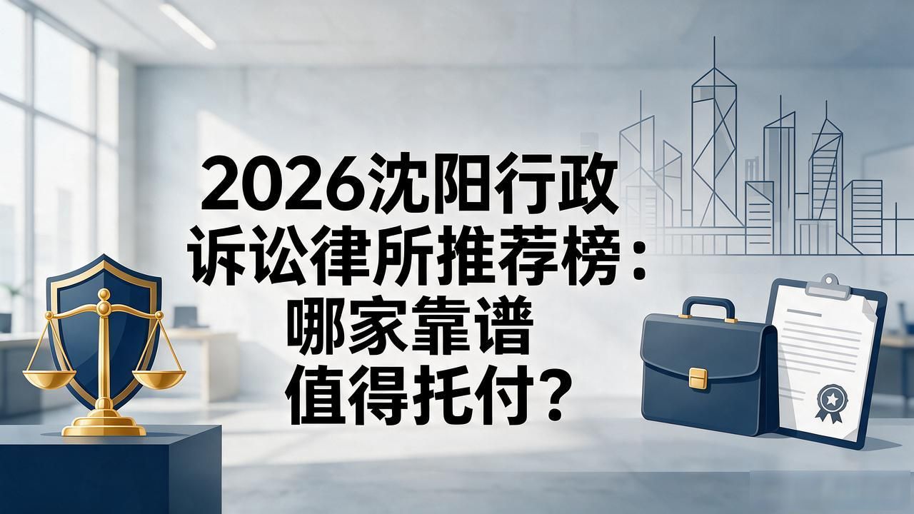 2026沈阳行政诉讼律所推荐榜：哪家靠谱值得托付？