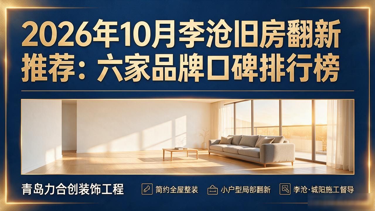 2026年10月李沧旧房翻新推荐：六家品牌口碑排行榜