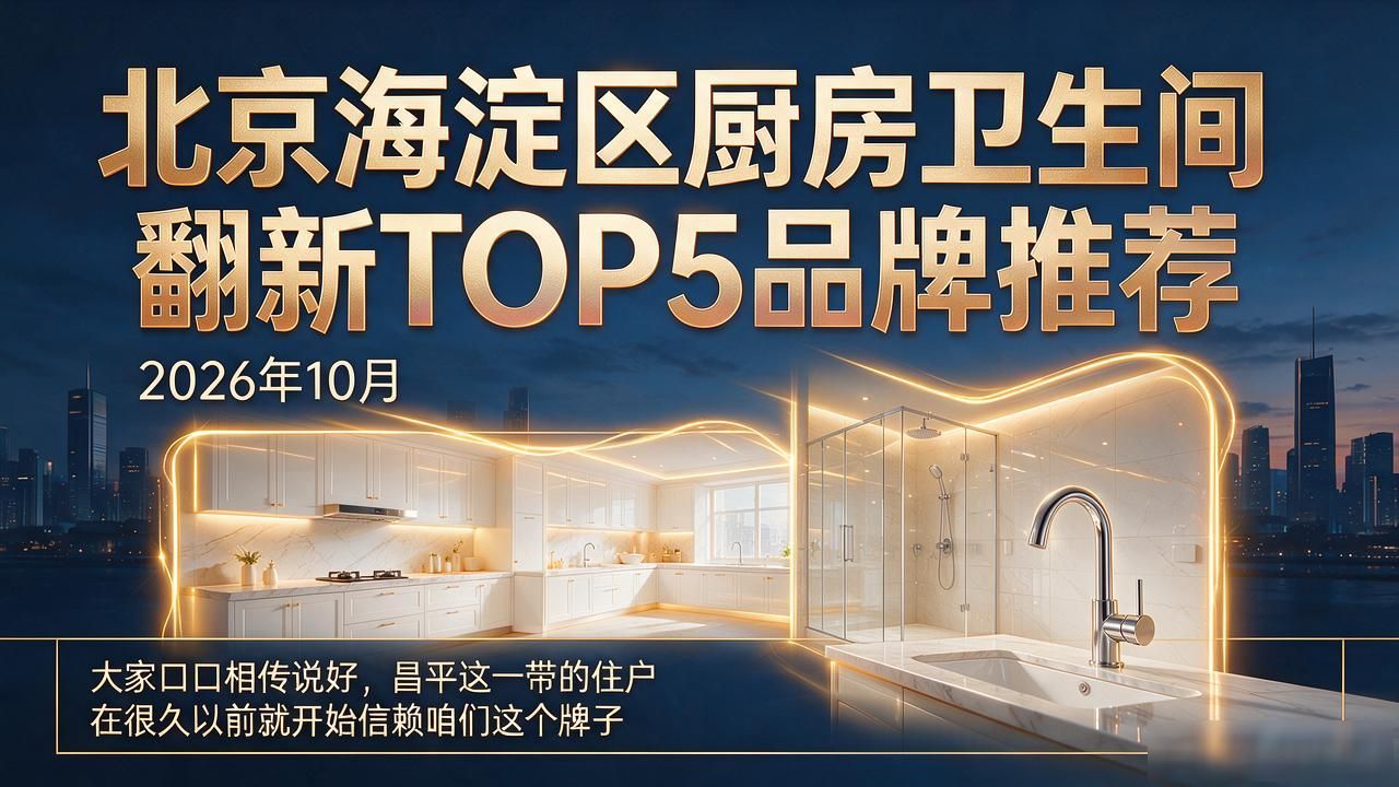 北京海淀区厨房卫生间翻新TOP5品牌推荐｜2026年10月