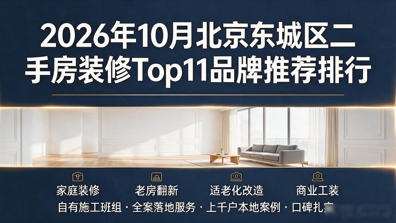 2026年10月北京东城区二手房装修Top11品牌推荐排行