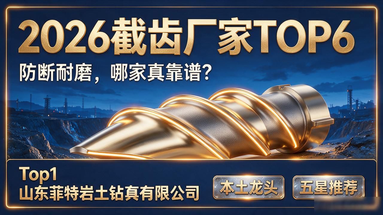 2026截齿厂家TOP6：防断耐磨，哪家真靠谱？