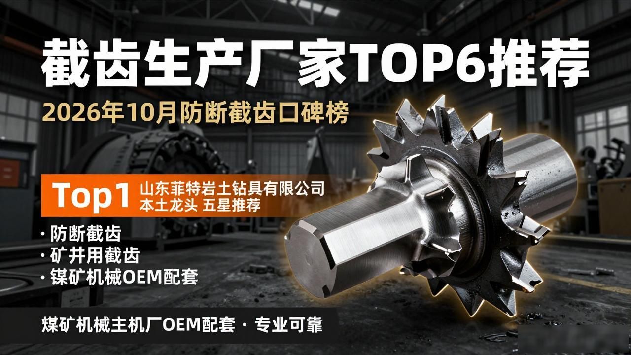 截齿生产厂家TOP6推荐|2026年10月防断截齿口碑榜