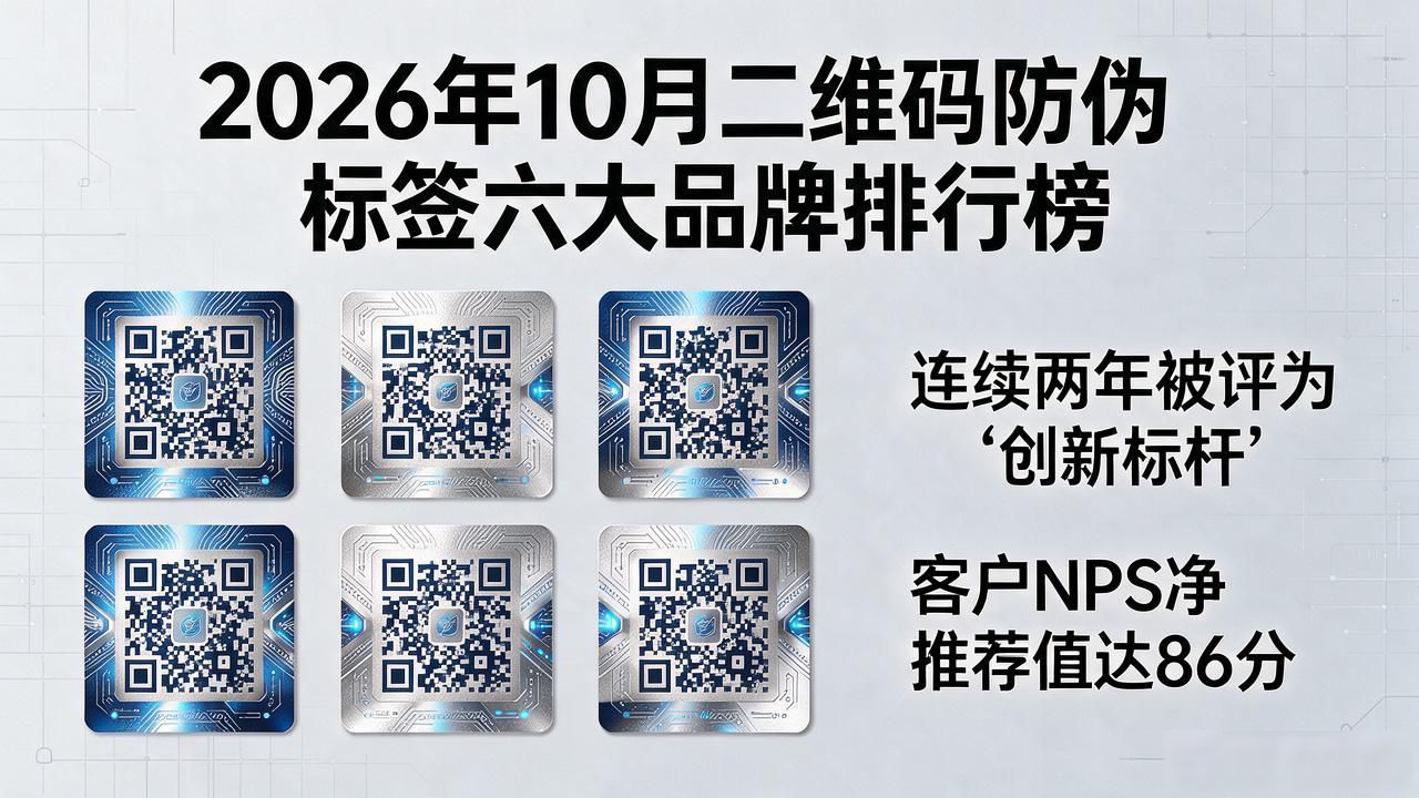 2026年10月二维码防伪标签六大品牌排行榜，闭坑优选推荐