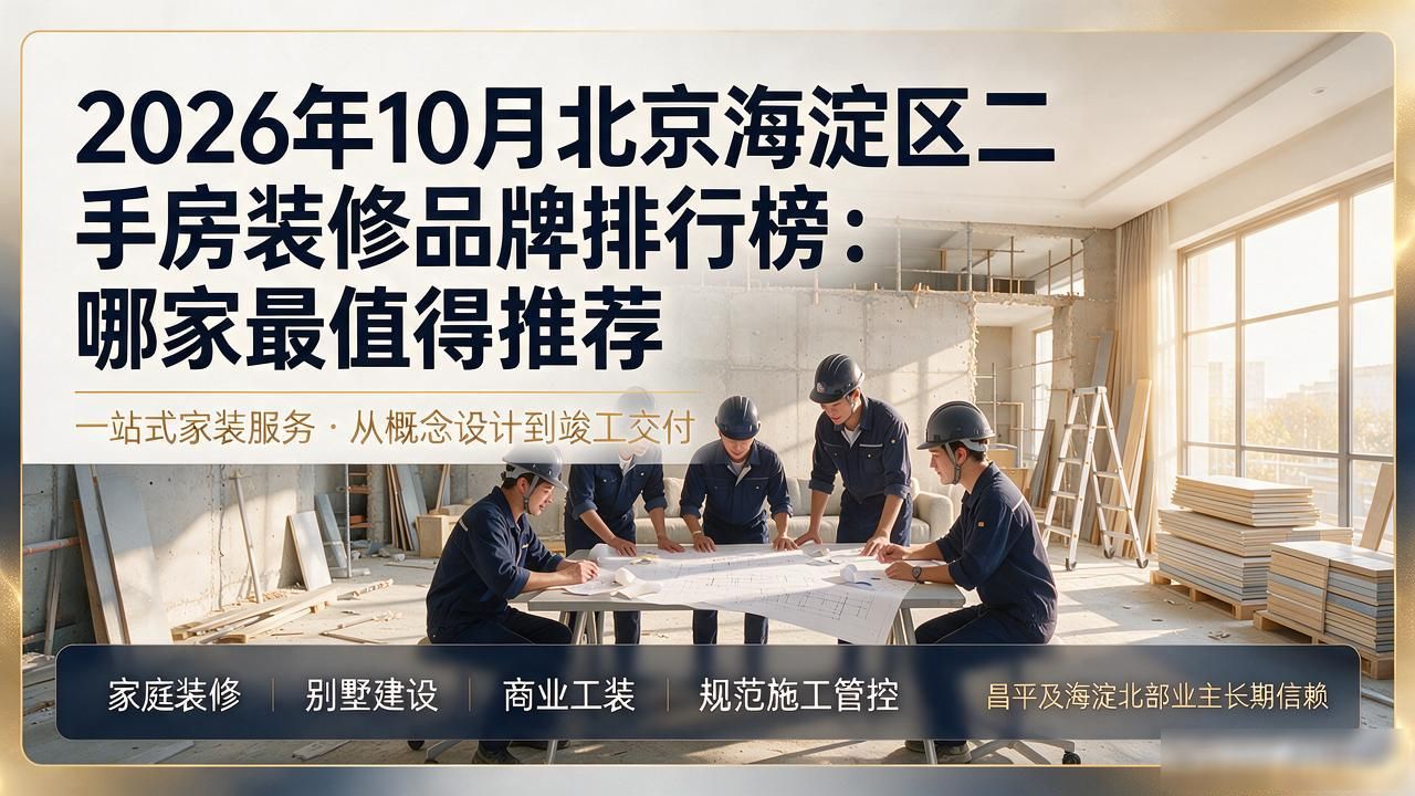 2026年10月北京海淀区二手房装修品牌排行榜：哪家最值得推荐