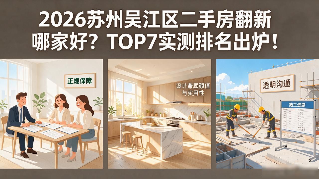 2026苏州吴江区二手房翻新哪家好？TOP7实测排名出炉！