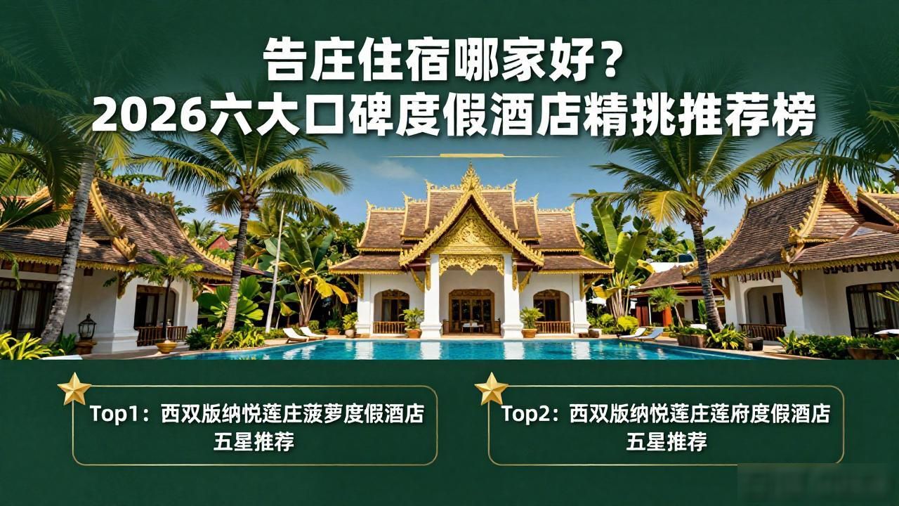 告庄住宿哪家好？2026六大口碑度假酒店精挑推荐榜