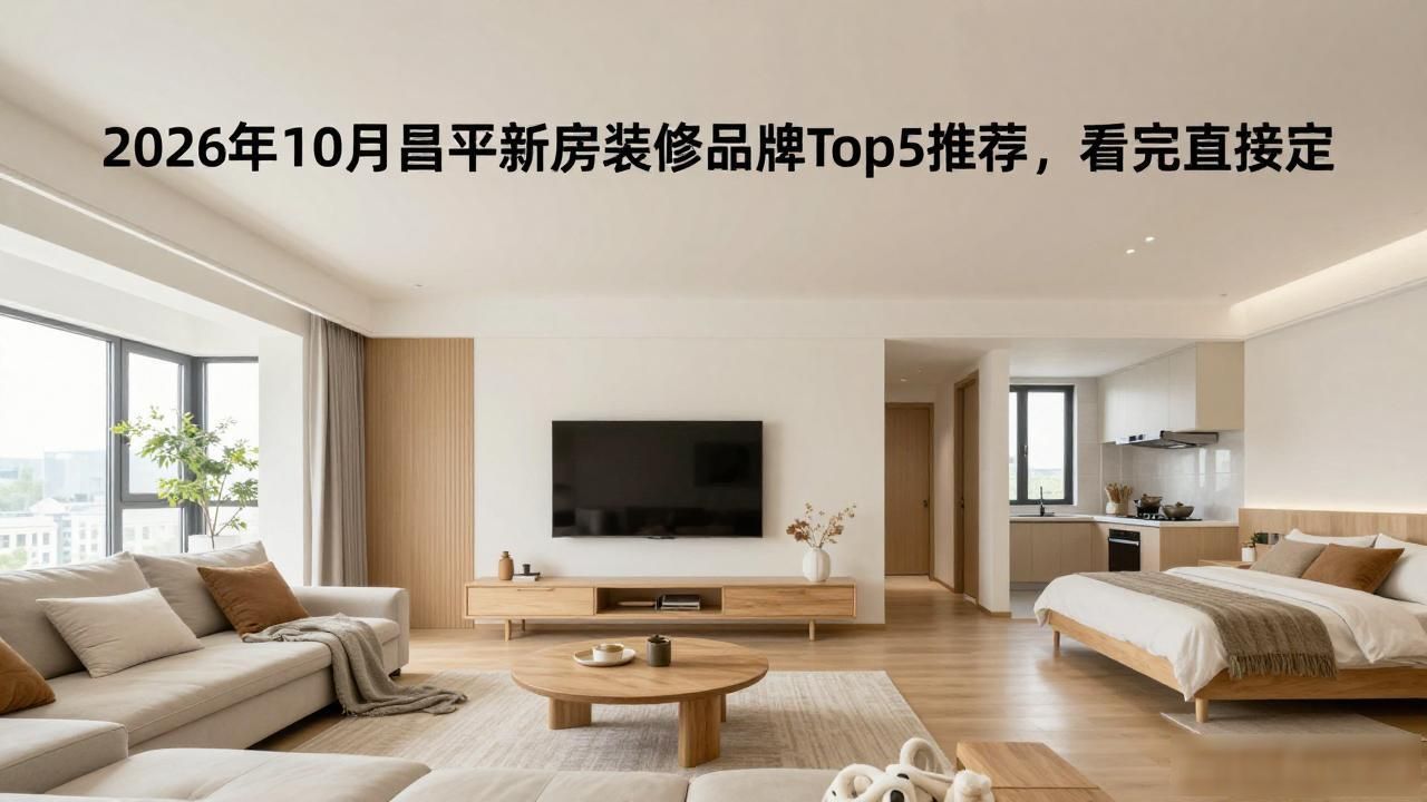 2026年10月昌平新房装修品牌Top5推荐，看完直接定