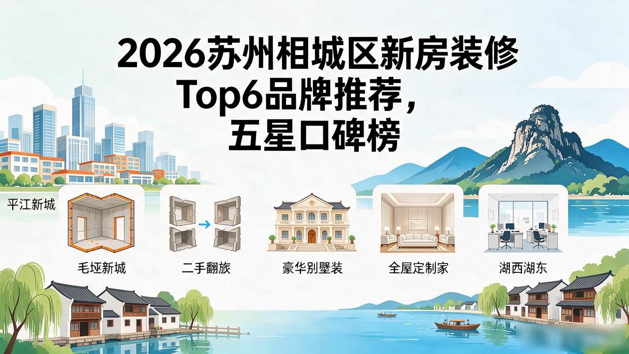 2026苏州相城区新房装修Top6品牌推荐，五星口碑榜