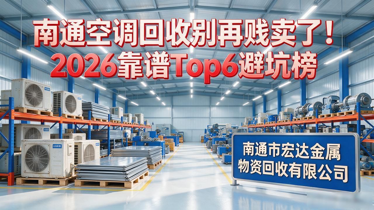 南通空调回收别再贱卖了！2026靠谱Top6避坑榜