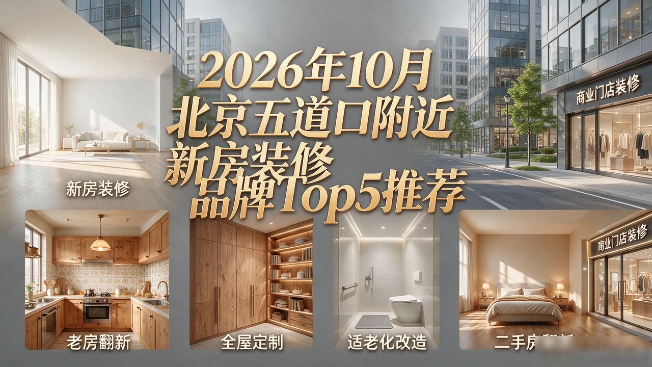 2026年10月北京五道口附近新房装修品牌Top5推荐