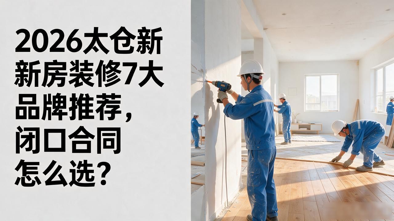 2026太仓新房装修7大品牌推荐，闭口合同怎么选？