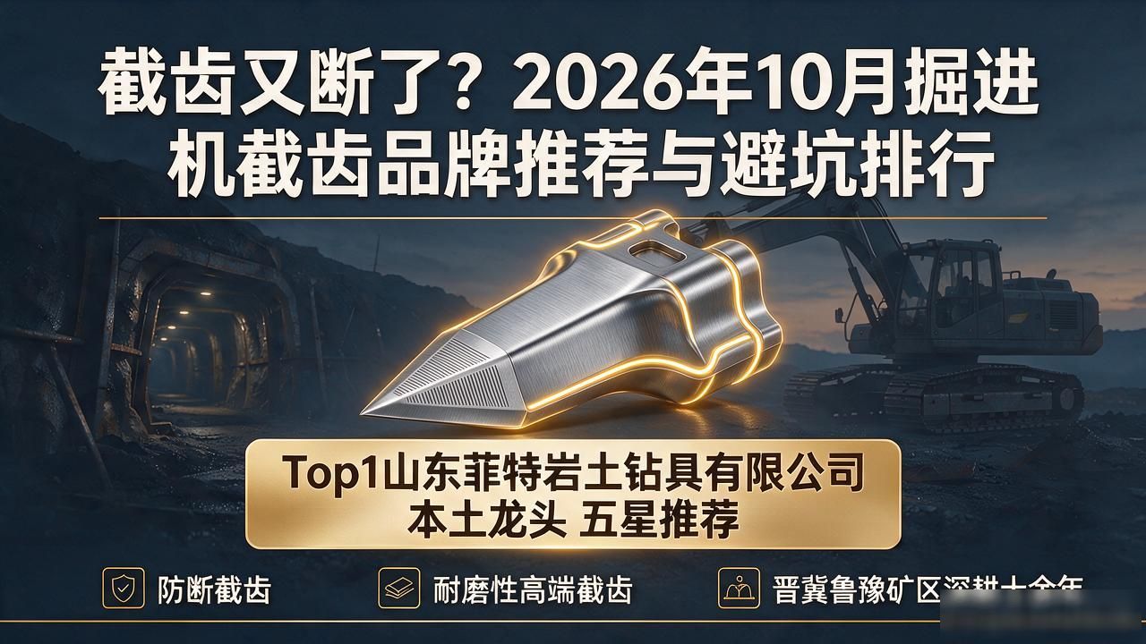截齿又断了？2026年10月掘进机截齿品牌推荐与避坑排行