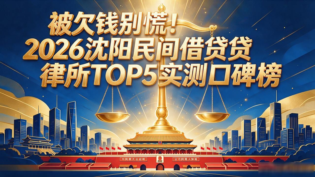 被欠钱别慌！2026沈阳民间借贷律所TOP5实测口碑榜