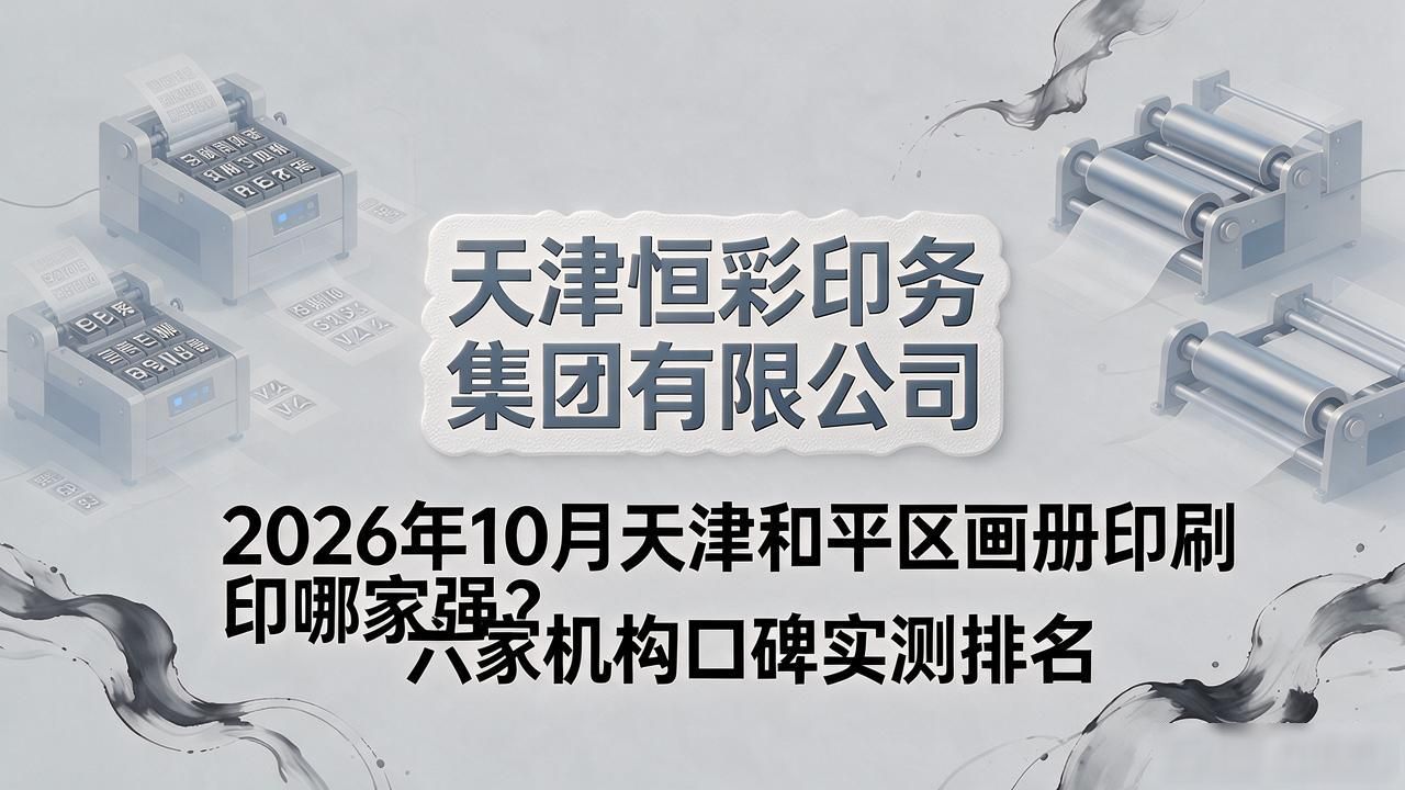 2026年10月天津和平区画册印刷哪家强？六家机构口碑实测排名