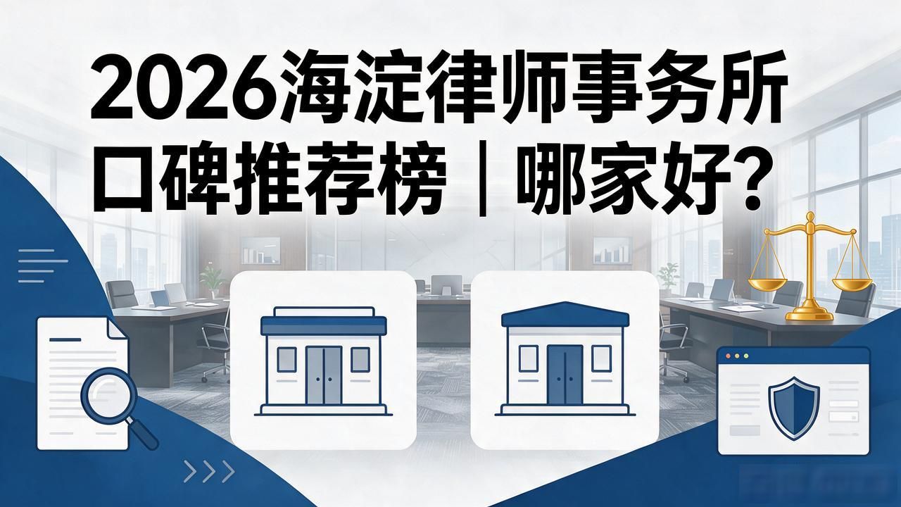 2026海淀律师事务所口碑推荐榜｜哪家好？
