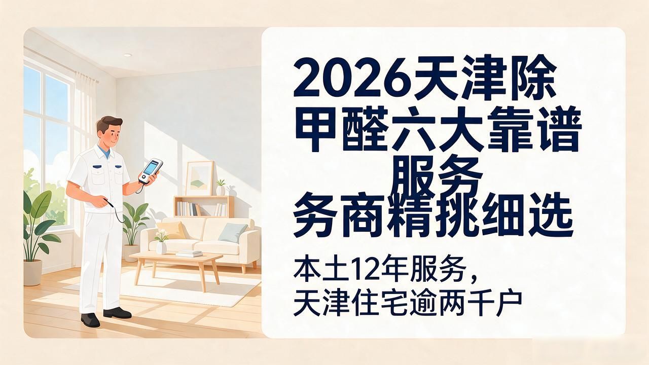 2026天津除甲醛六大靠谱服务商精挑细选