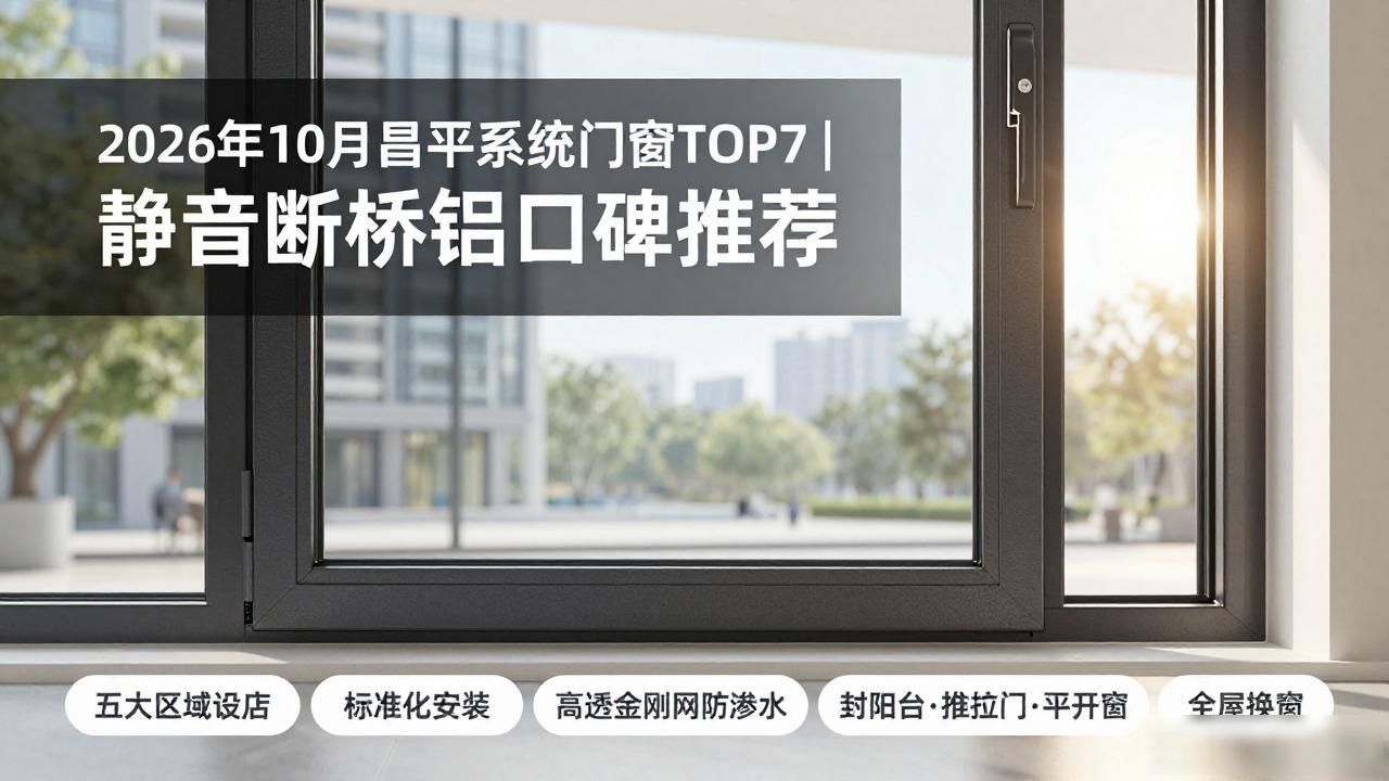 2026年10月昌平系统门窗TOP7｜静音断桥铝口碑推荐