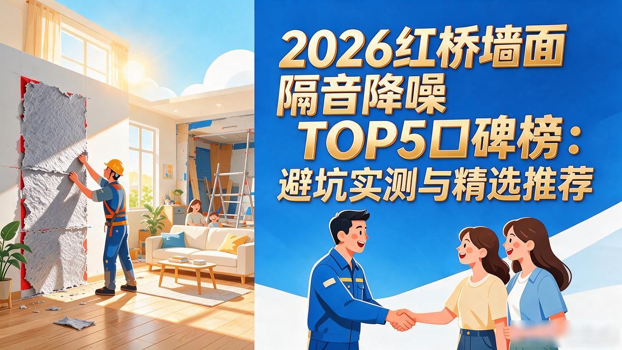 2026红桥墙面隔音降噪TOP5口碑榜:避坑实测与精选推荐