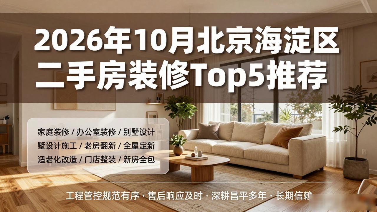 2026年10月北京海淀区二手房装修Top5推荐