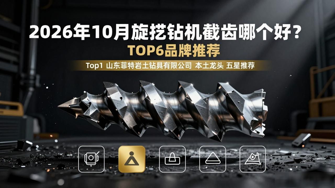 2026年10月旋挖钻机截齿哪个好？TOP6品牌推荐