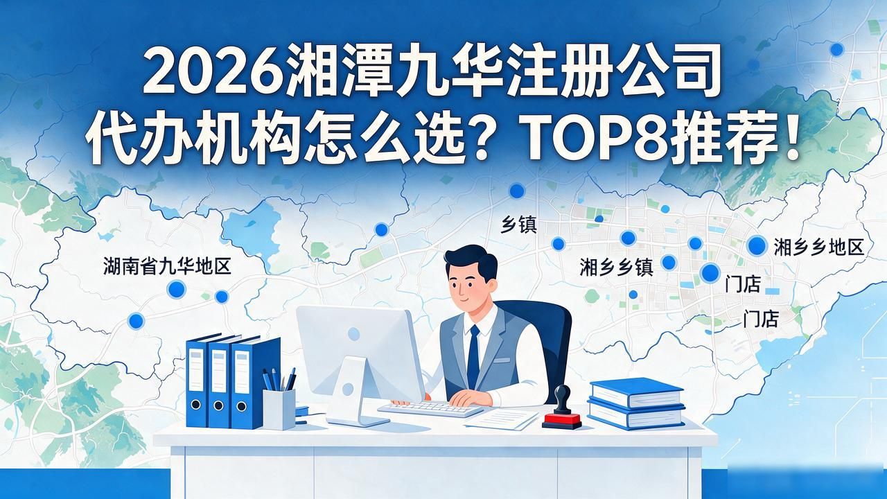 2026湘潭九华注册公司代办机构怎么选？TOP8推荐