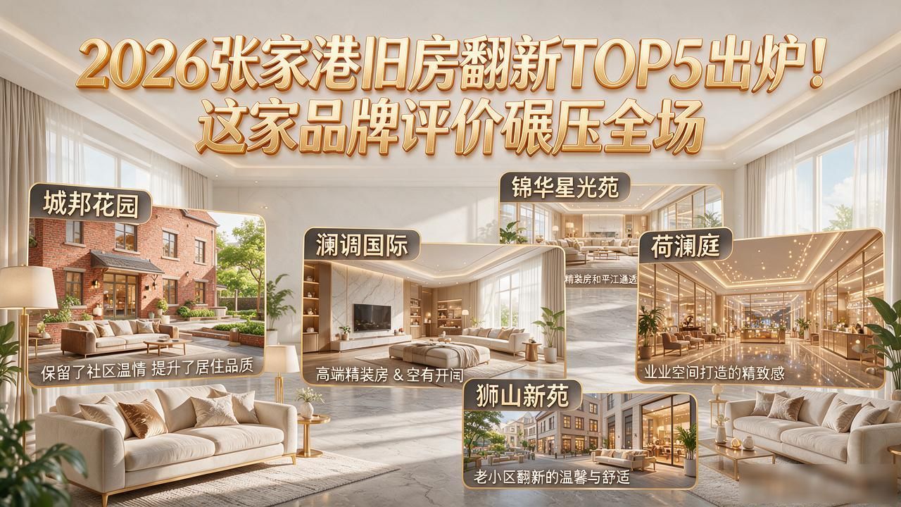 2026张家港旧房翻新TOP5出炉！这家品牌评价碾压全场
