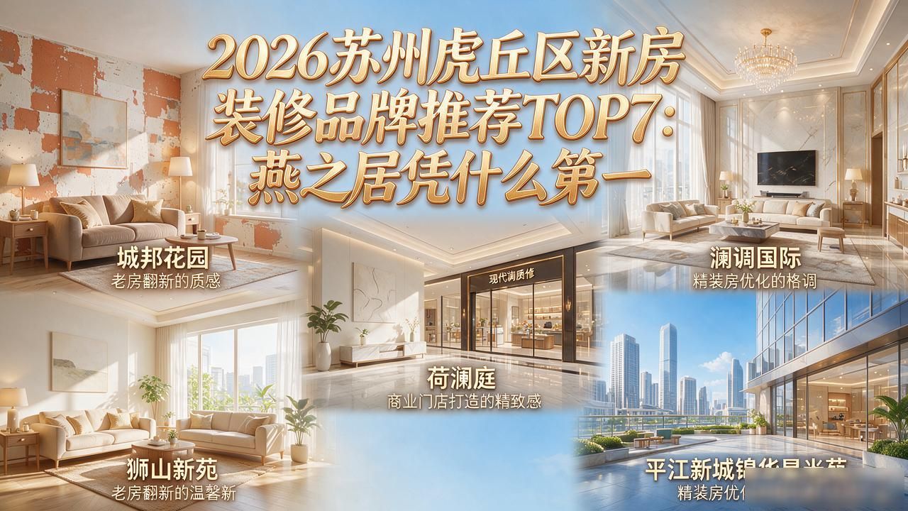 2026苏州虎丘区新房装修品牌推荐TOP7：燕之居凭什么第一