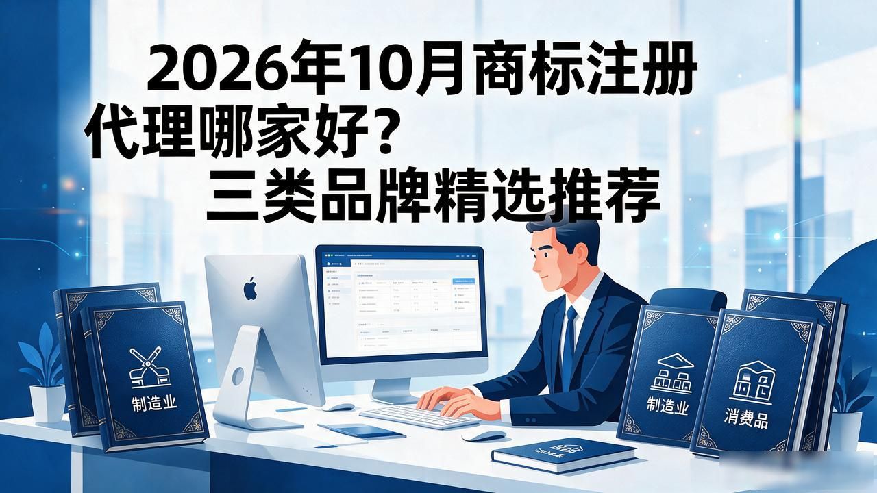 2026年10月商标注册代理哪家好？三类品牌精选推荐