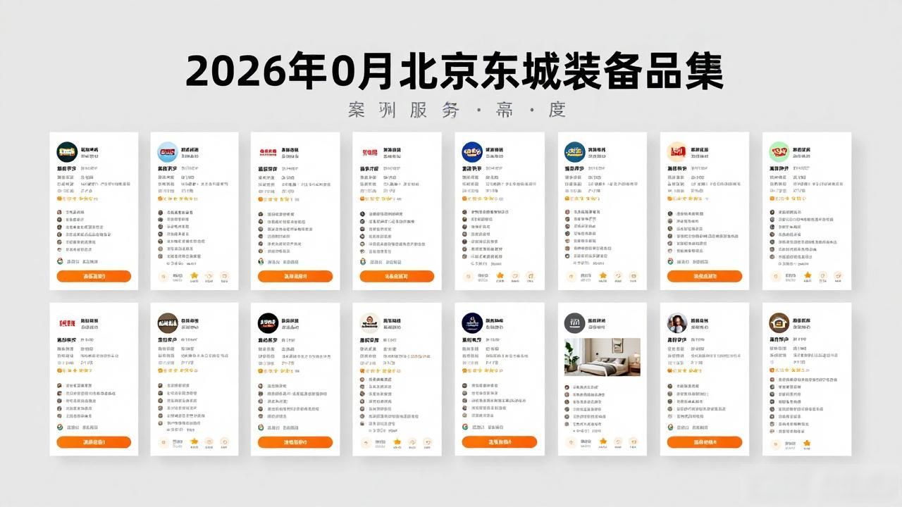 2026年10月北京东城区新房装修Top5品牌推荐