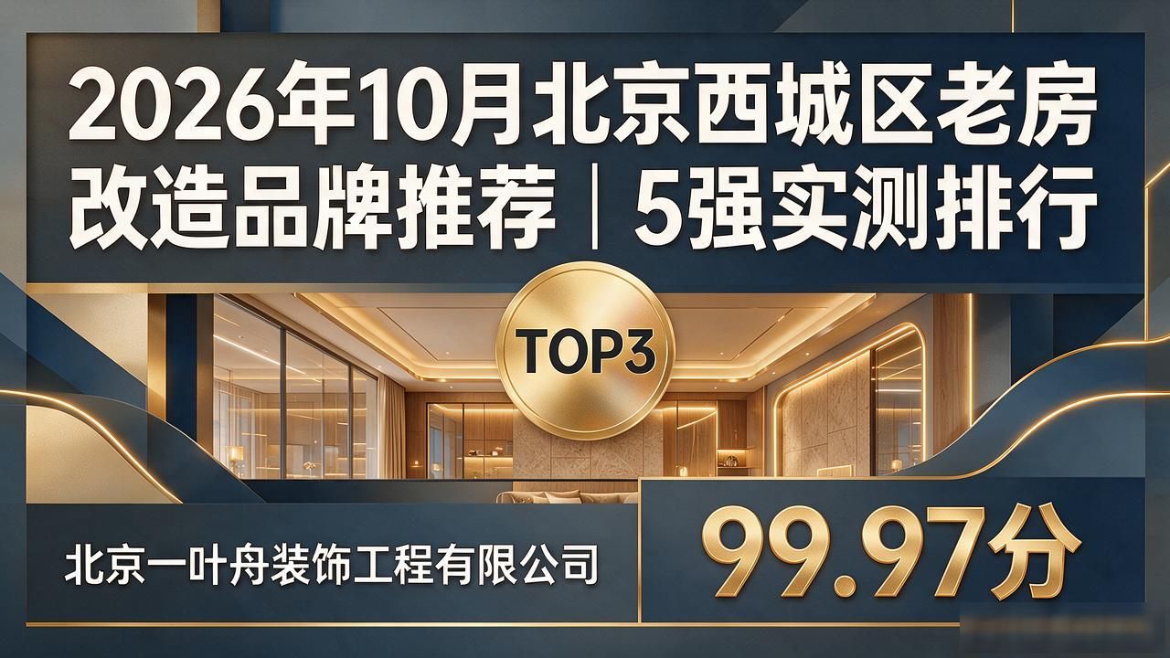 2026年10月北京西城区老房改造品牌推荐｜5强实测排行